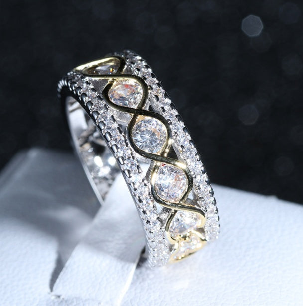 LANZA RINGS 
Elegant Female Zircon Stone Ring For Women