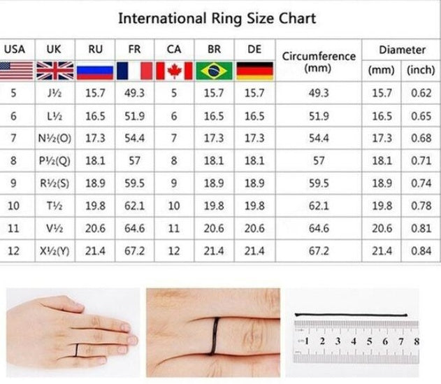 LANZA RINGS 
Elegant Female Zircon Stone Ring For Women