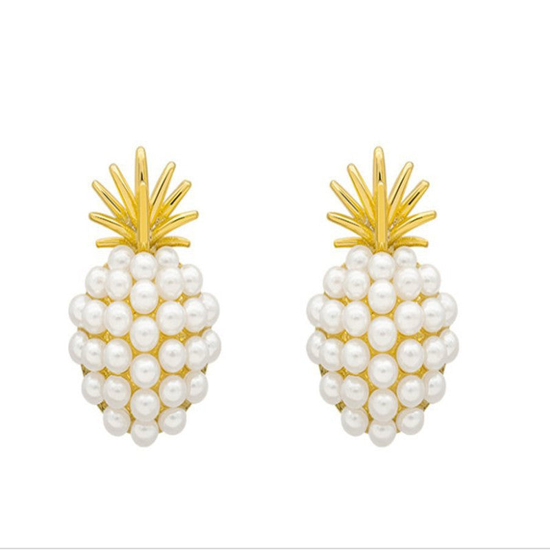 LANZA EARINGS 
Pineapple Starfish Pearl Earrings