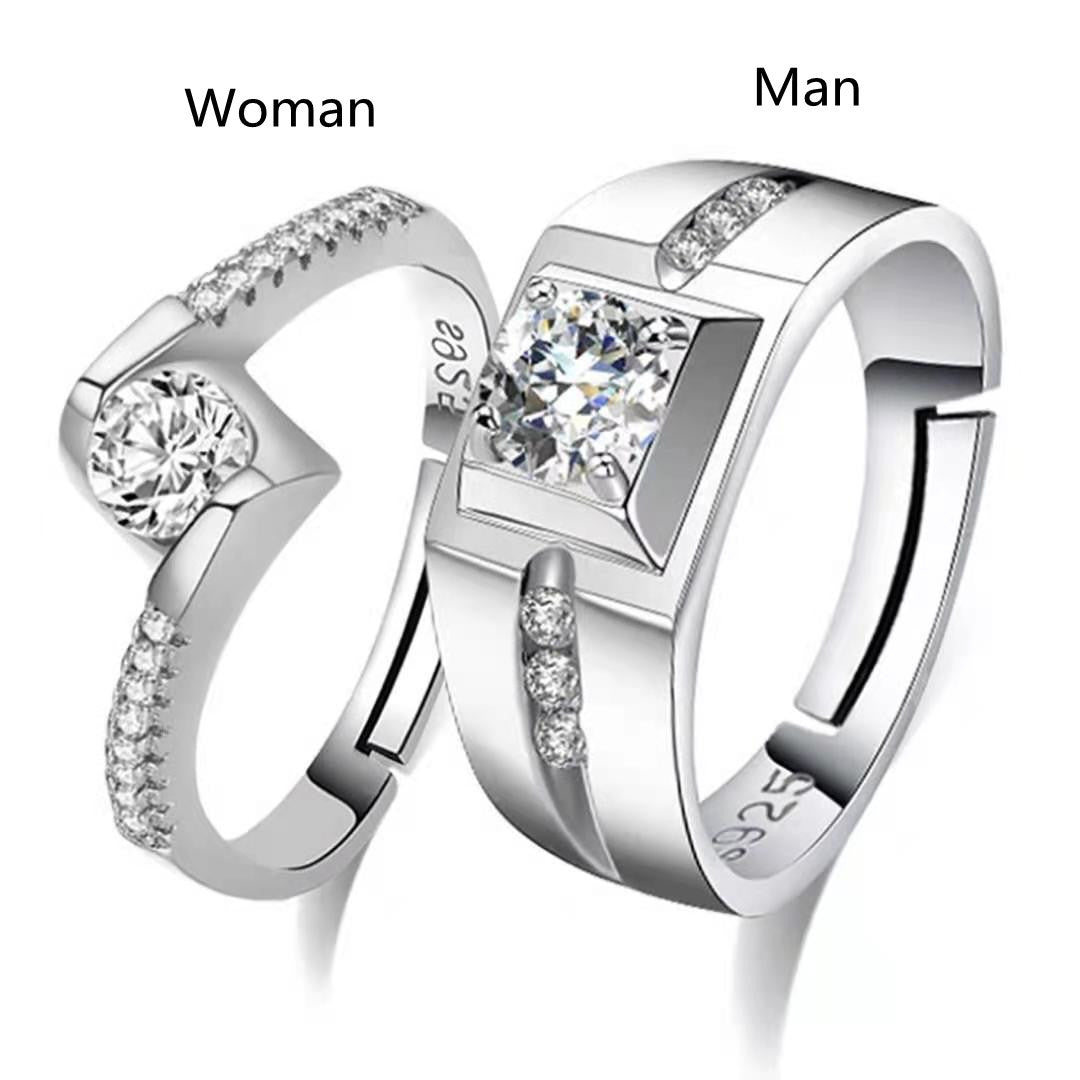 LANZA RINGS 
Men's And Women's Tail Rings Heart-shaped Couple Rings