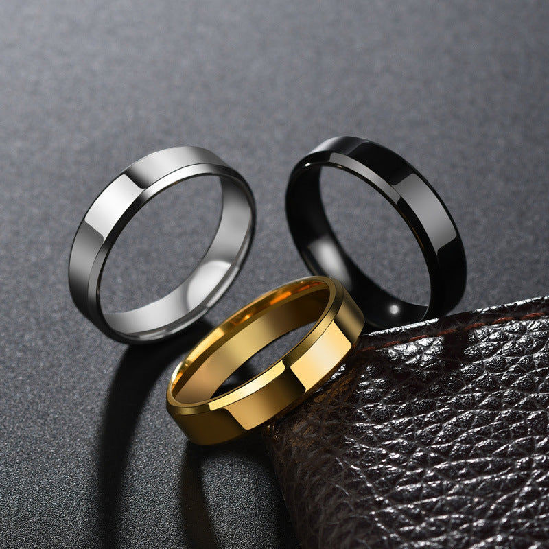 LANZA RINGS 
Niche Rings For Men And Women Stainless Steel Couple Rings