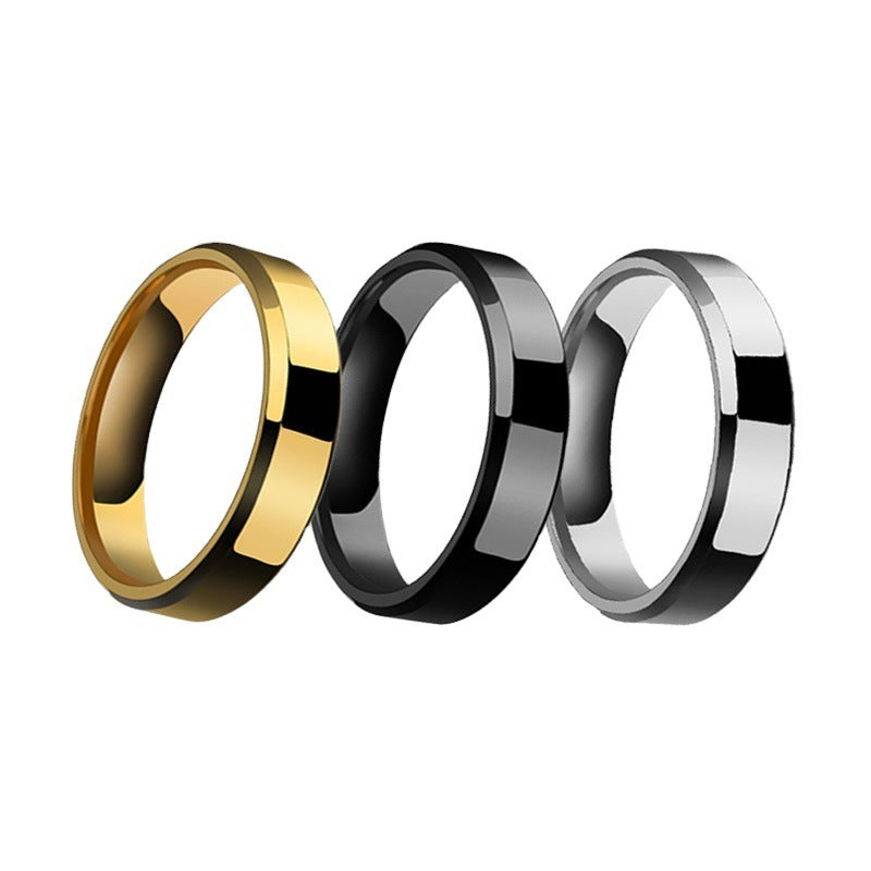 LANZA RINGS 
Niche Rings For Men And Women Stainless Steel Couple Rings